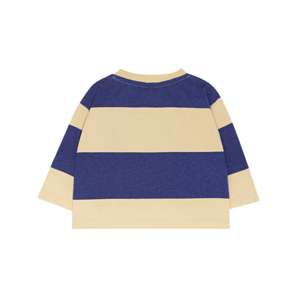Blue Stripes Long Sleeves Baby T-shirt