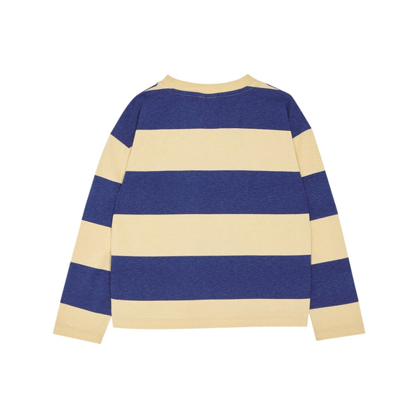 Blue Stripes Long Sleeves Kids T-shirt