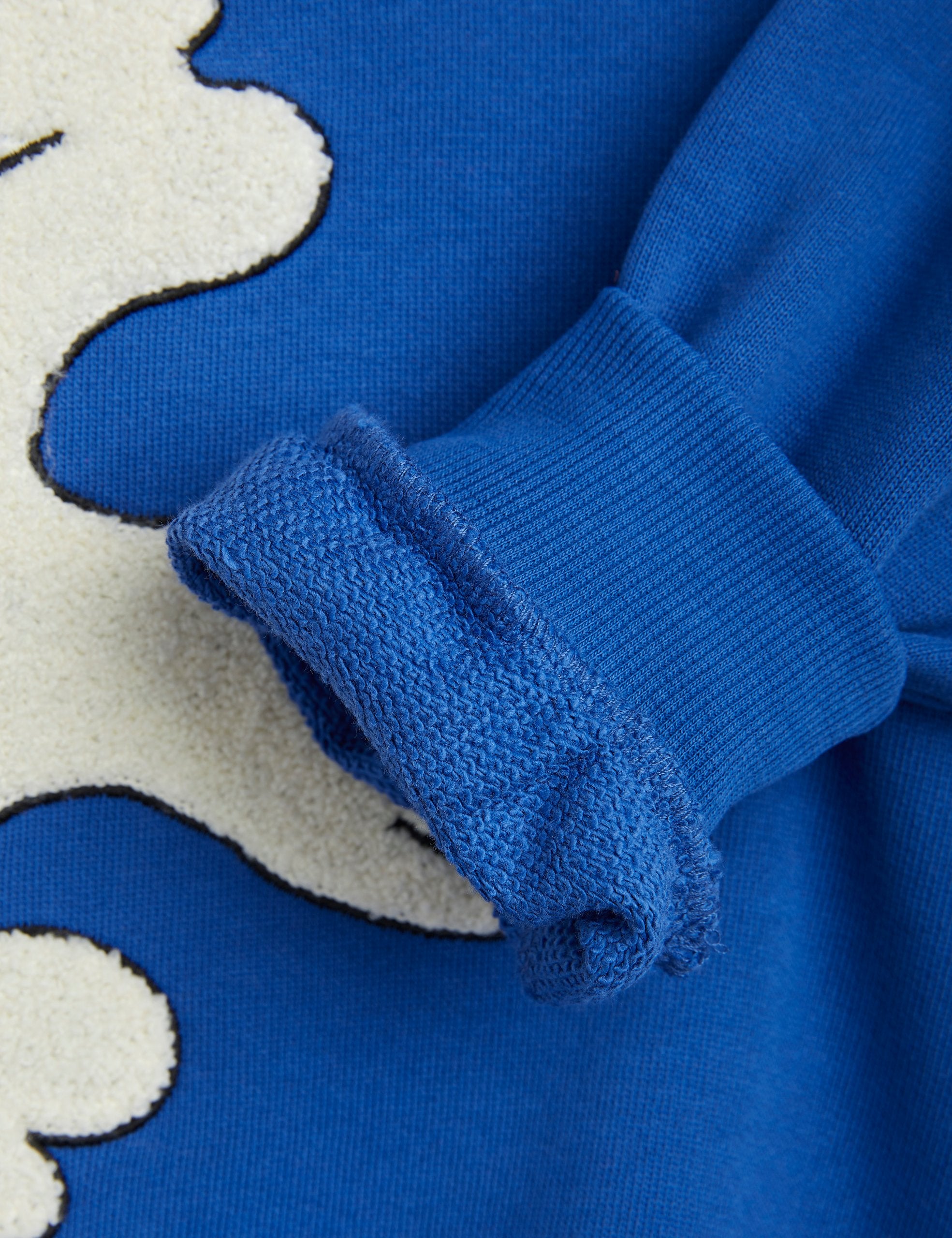 Mini Rodini MR x Wrangler Peace dove chenille sweatshirt blue