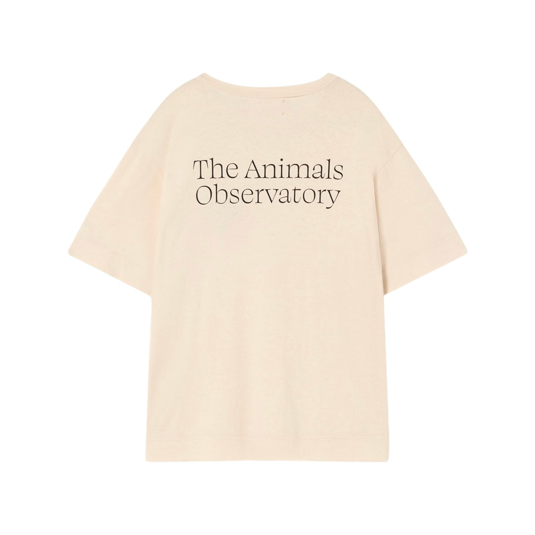 ROOSTER OVERSIZE KIDS T-SHIRT Ecru