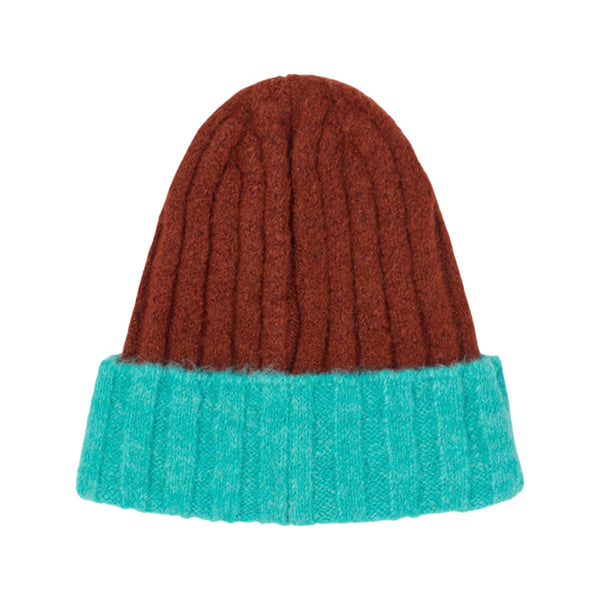 BICOLOR PONY KIDS HAT Brown Logo