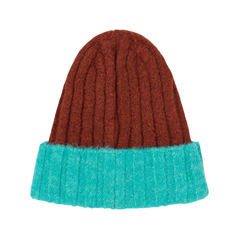 BICOLOR PONY KIDS HAT Brown Logo