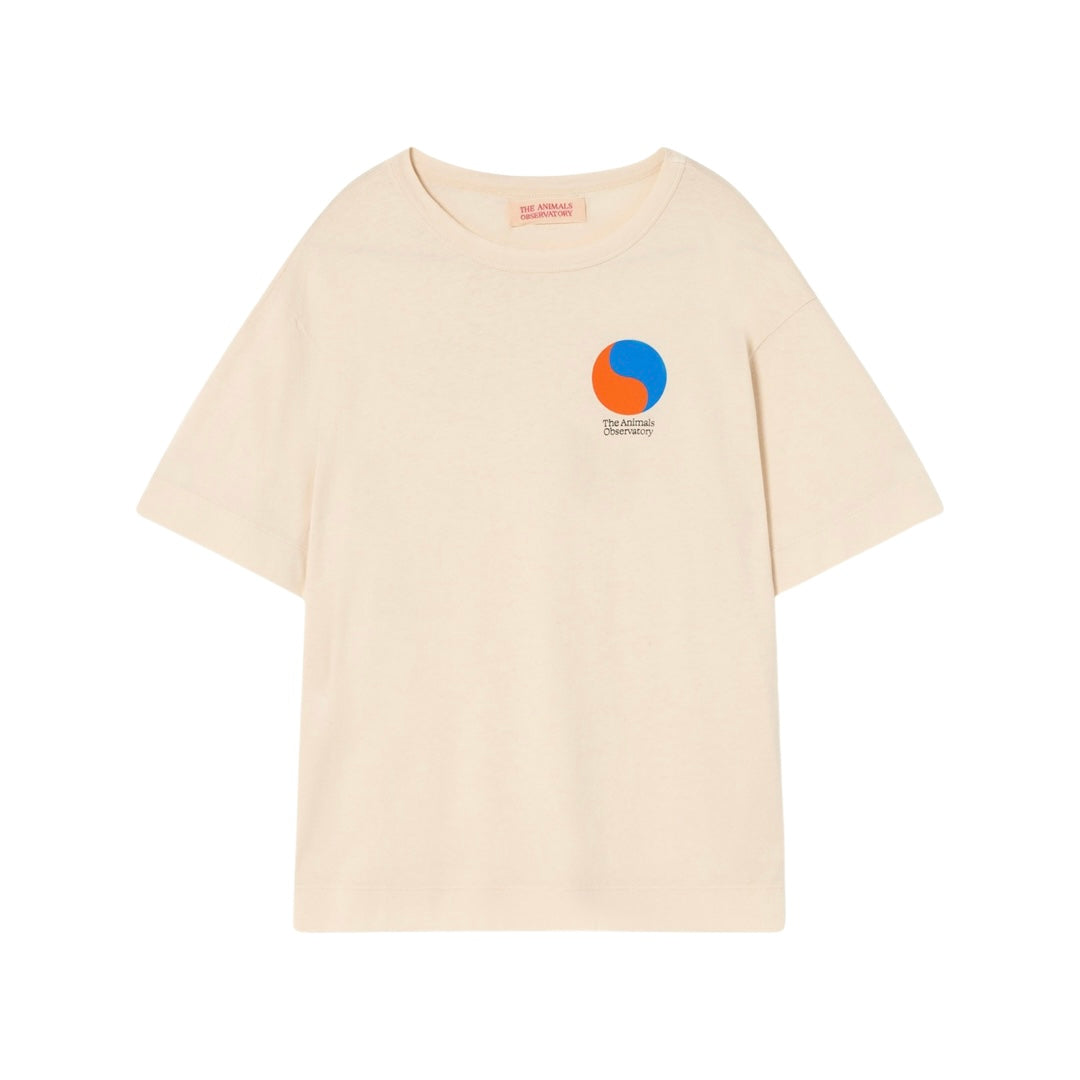 ROOSTER OVERSIZE KIDS T-SHIRT Ecru