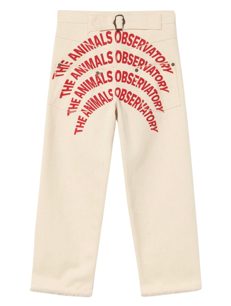 RAW ANT KIDS PANTS White