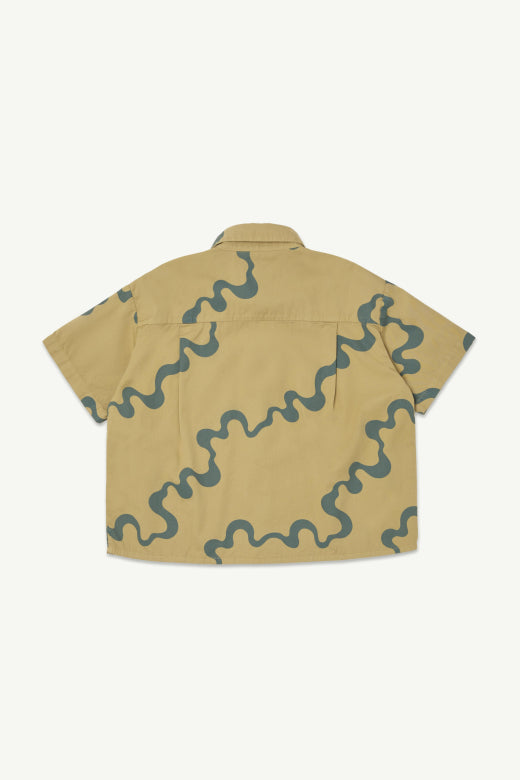 Short Sleeve Shirt - Incense Twill - BIG & BELG