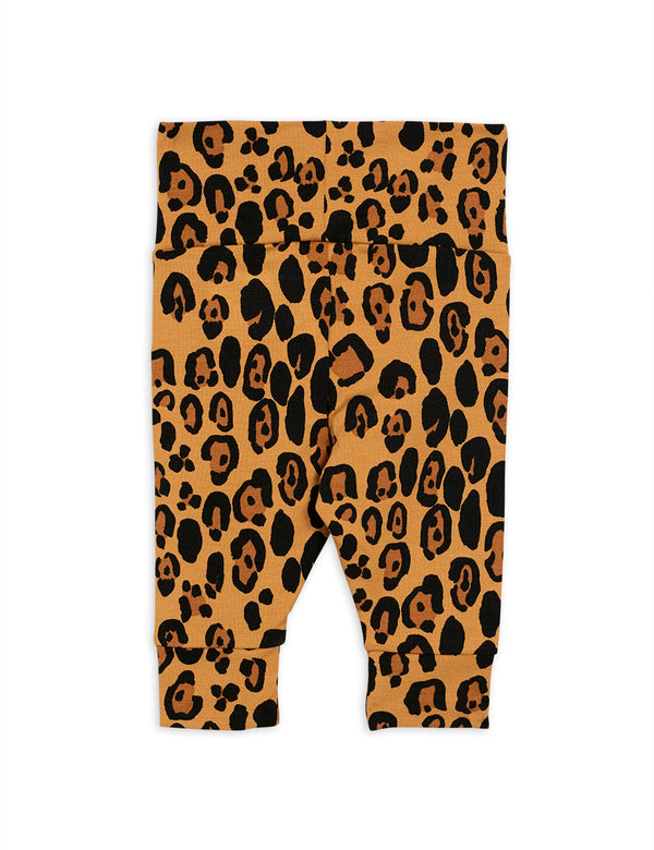 MINI RODINI Basic leopard baby leggings
