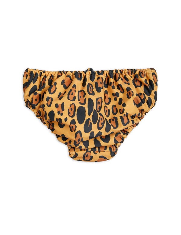 MINI RODINI Leopard baby uv swim pants