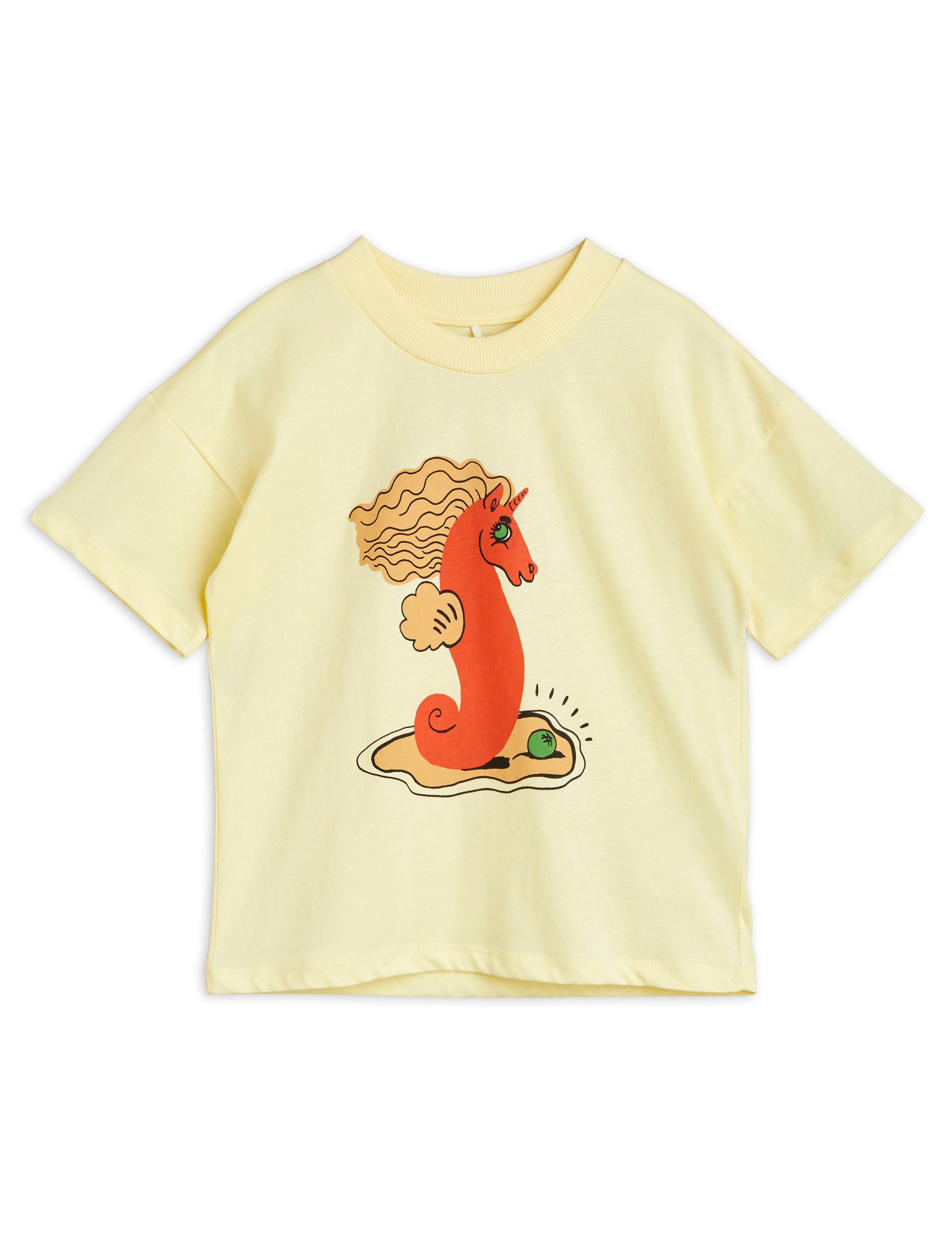 MINI RODINI Unicorn seahorse sp ss tee