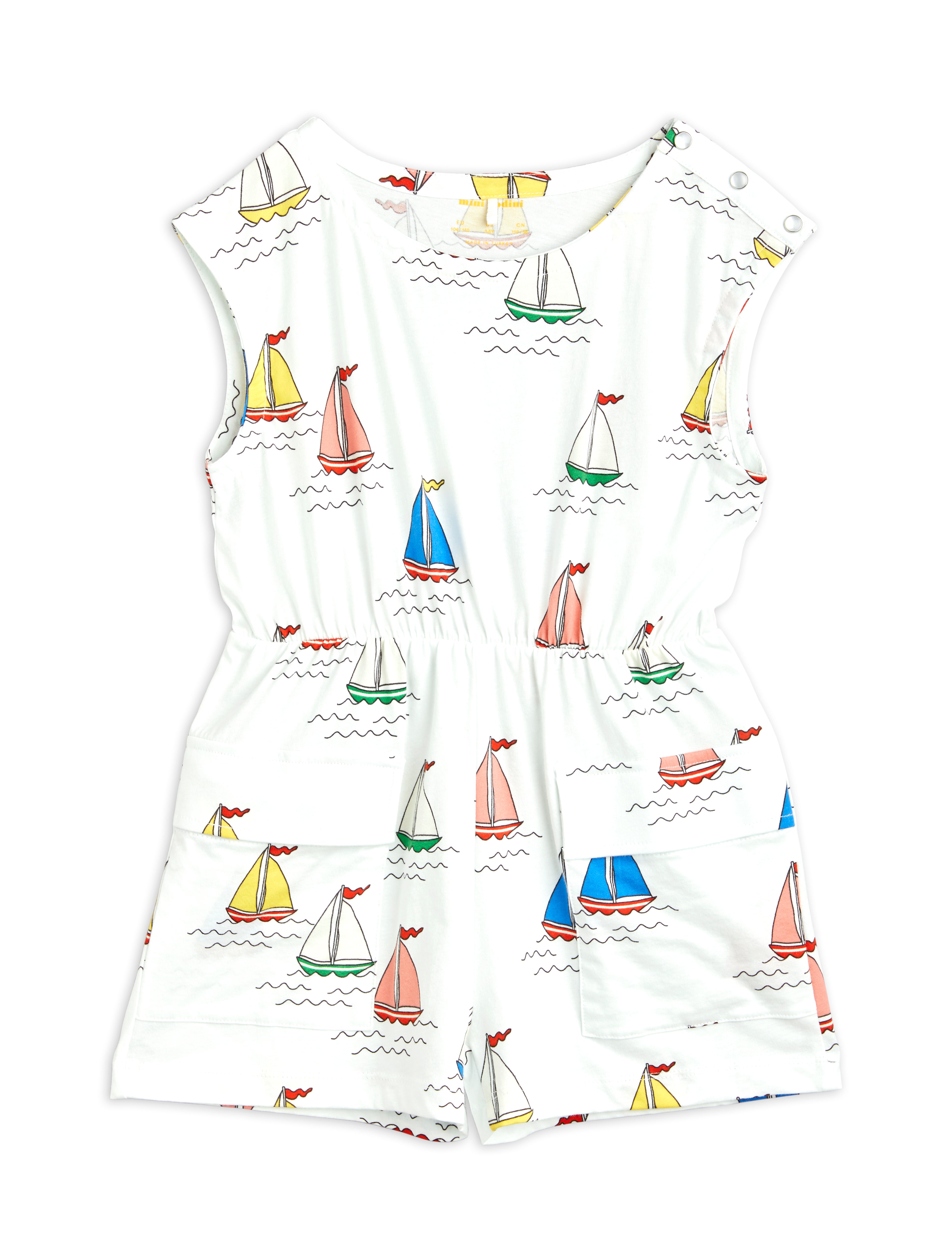 MINI RODINI Sailing boats summersuit