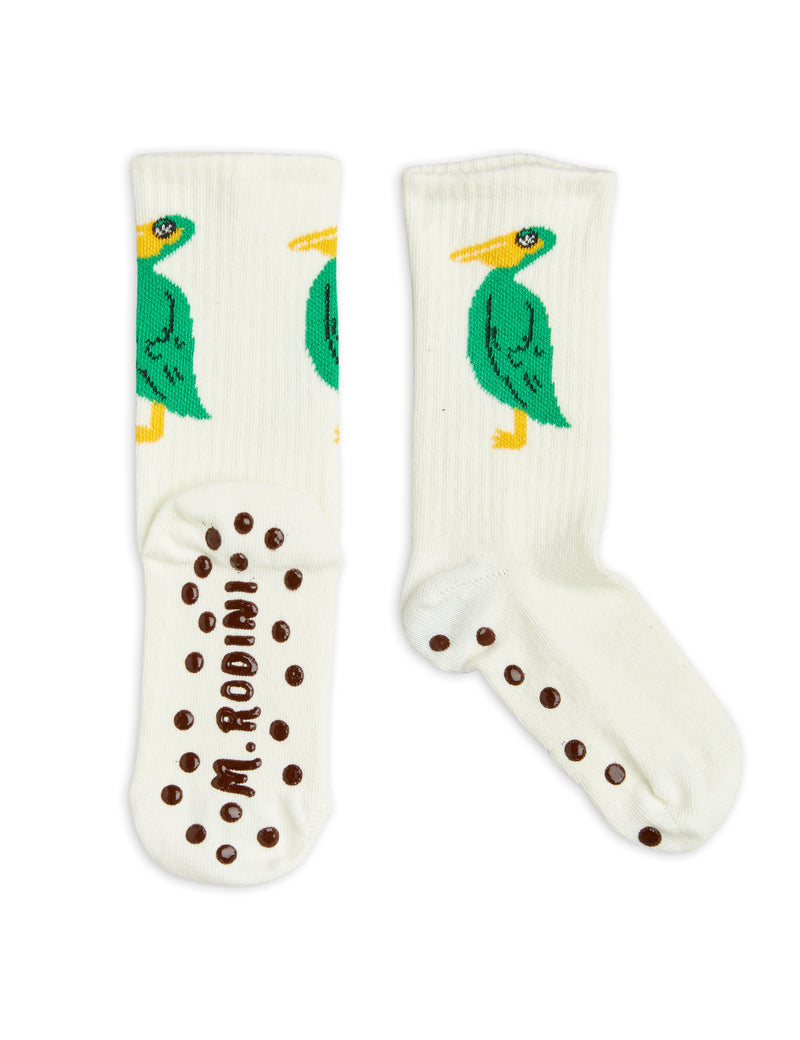 MINI RODINI Pelican sock anti slip 1-pack