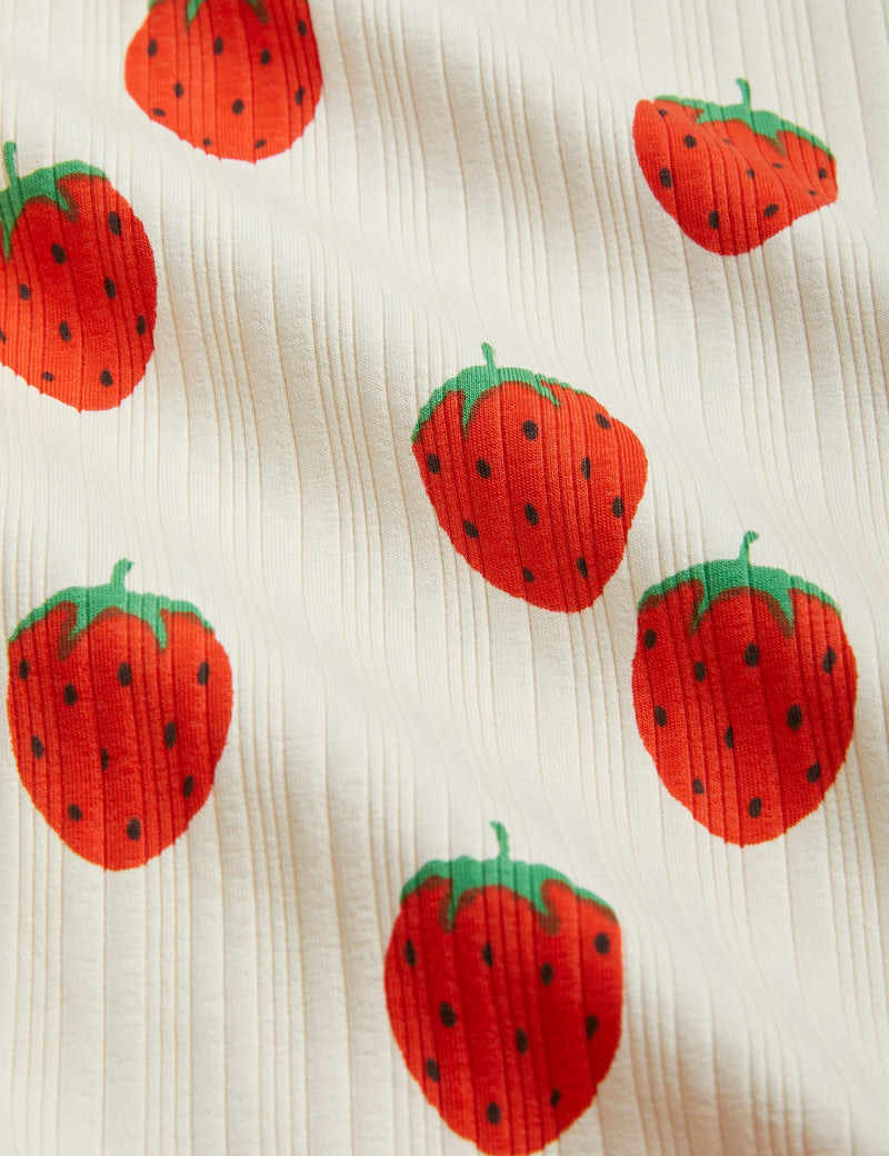 MINI RODINI Strawberries tee