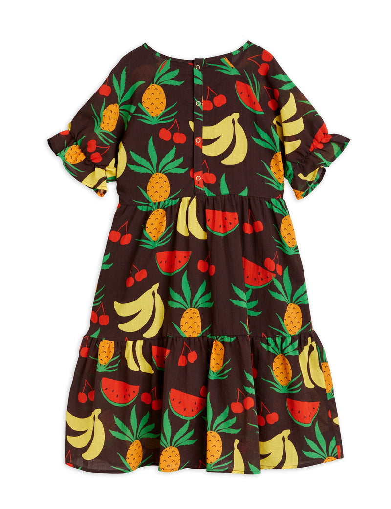 MINI RODINI Fruits woven dress