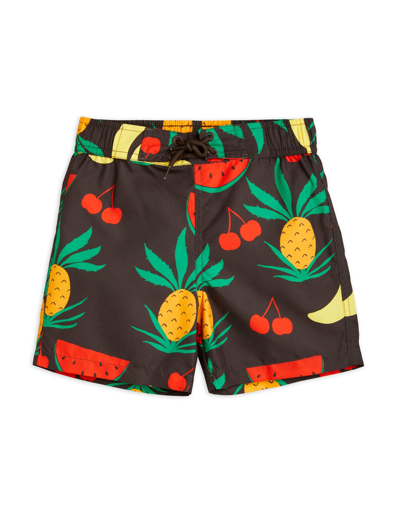 MINI RODINI Fruits swim shorts
