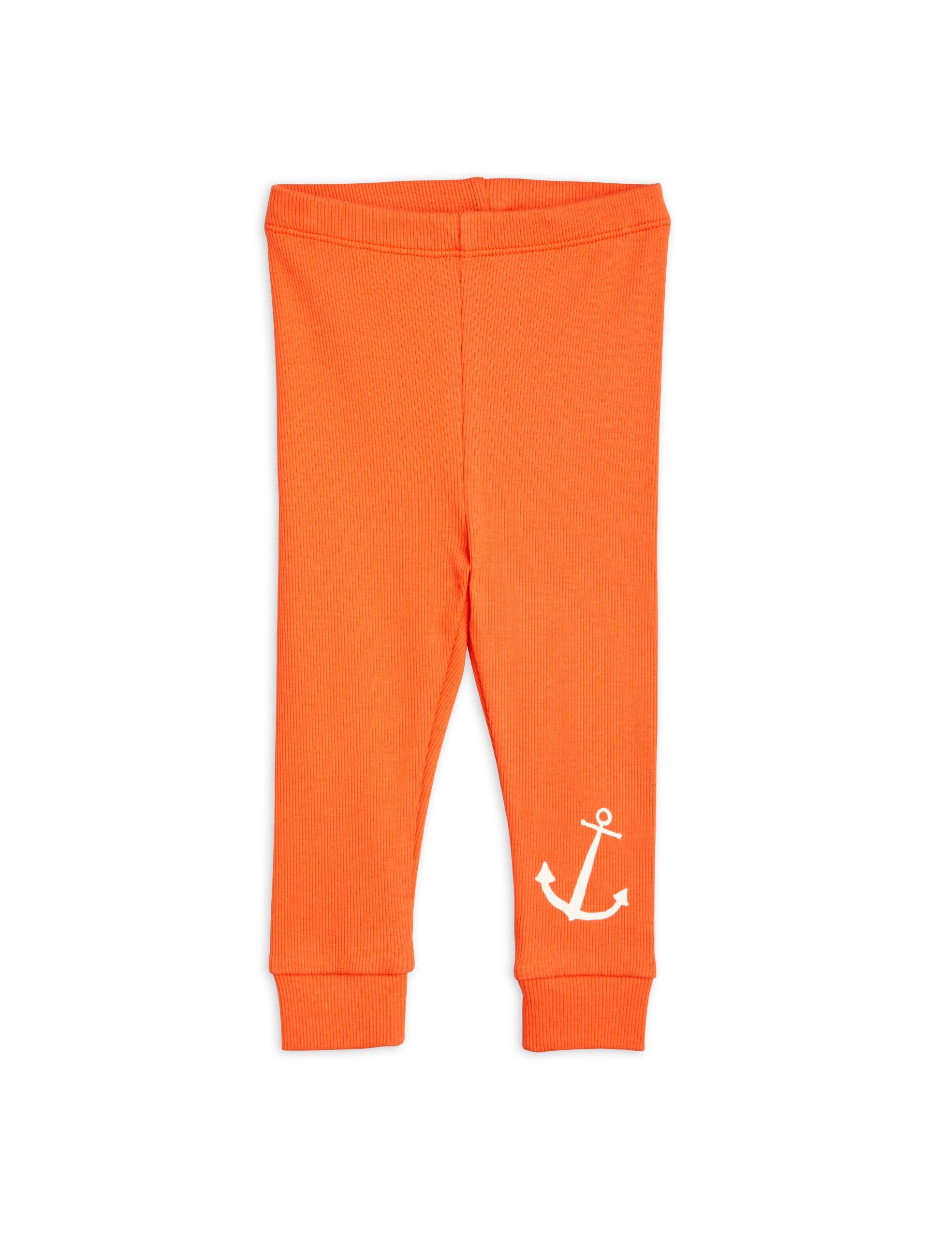 MINI RODINI Skipper anchor baby leggings