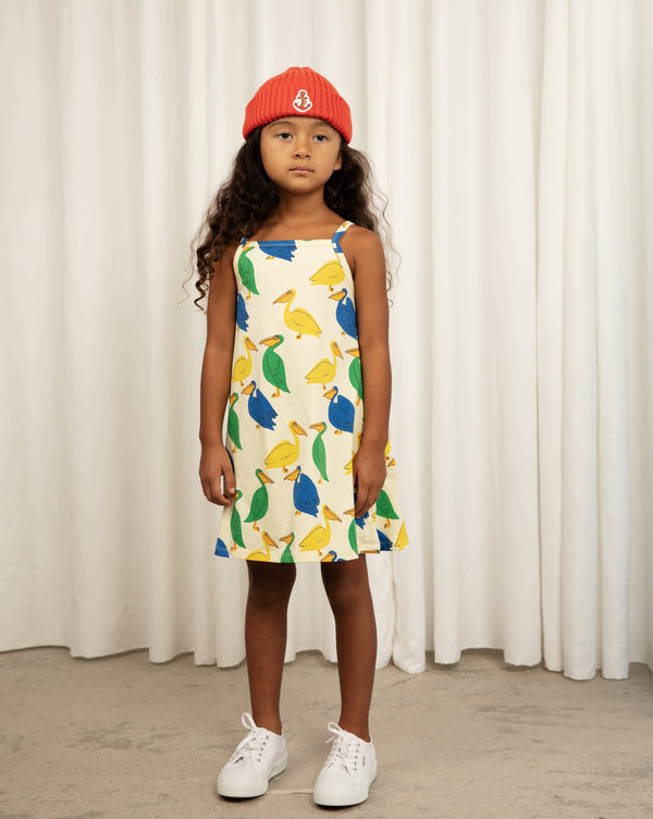 MINI RODINI Pelican tank dress