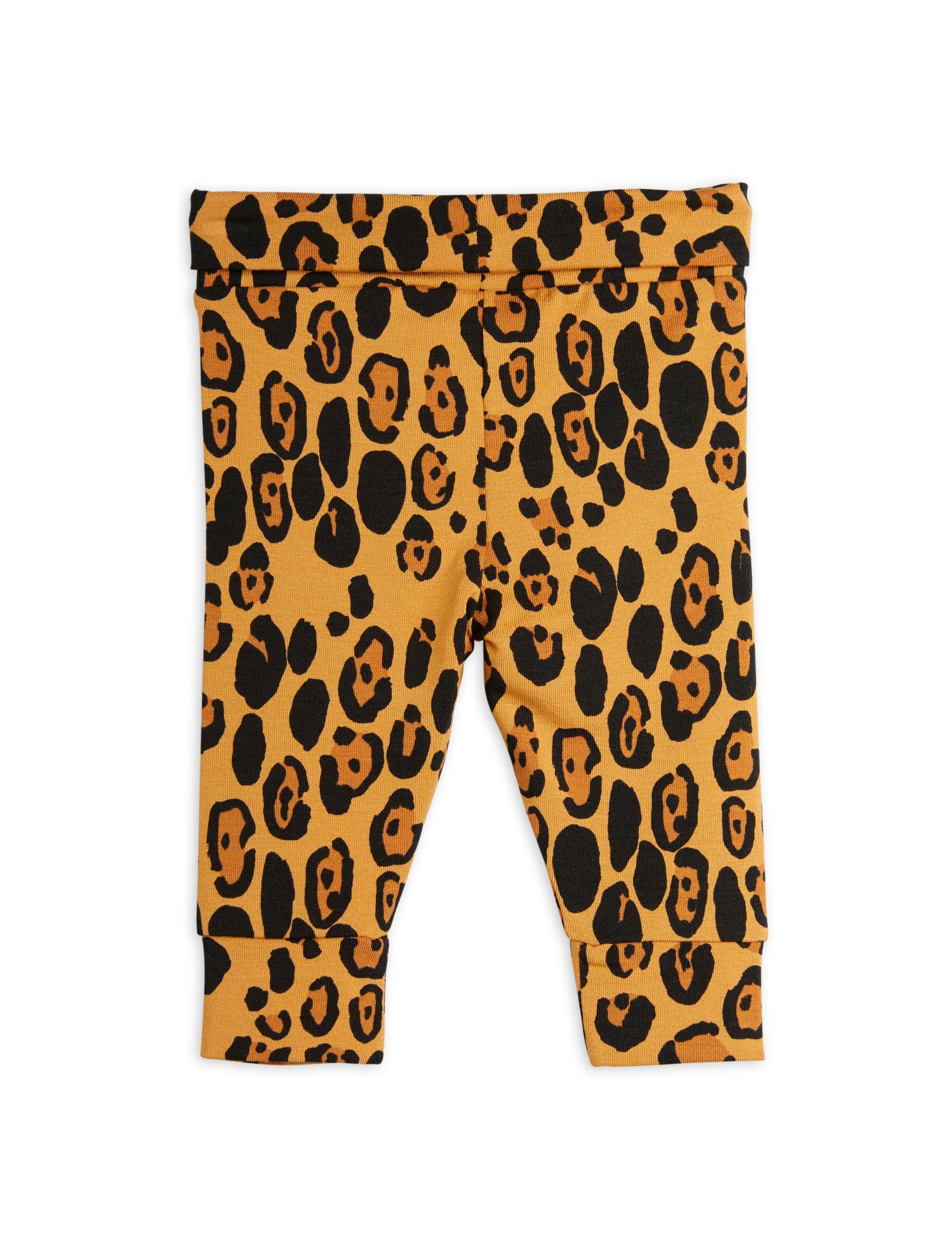 MINI RODINI Basic leopard baby leggings